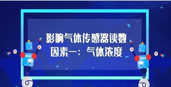 影响气体传感器的读数因素之一：气体浓度